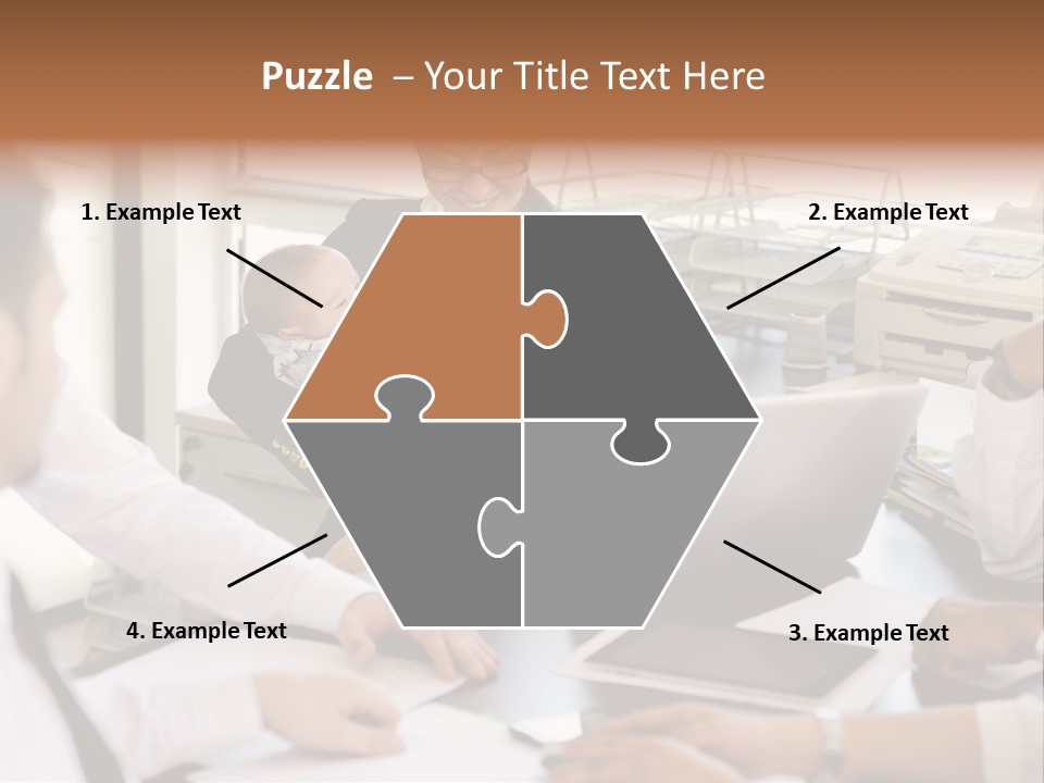 Kid Businessman Lady PowerPoint Template