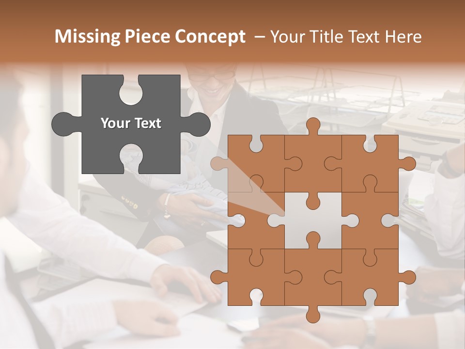 Kid Businessman Lady PowerPoint Template