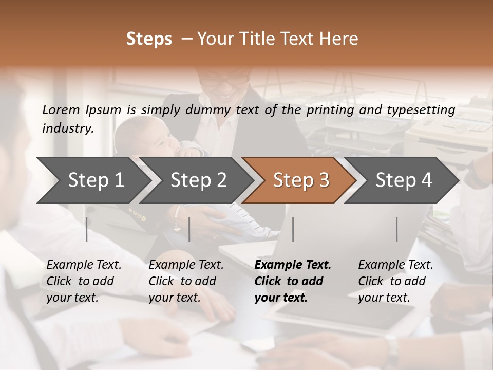 Kid Businessman Lady PowerPoint Template
