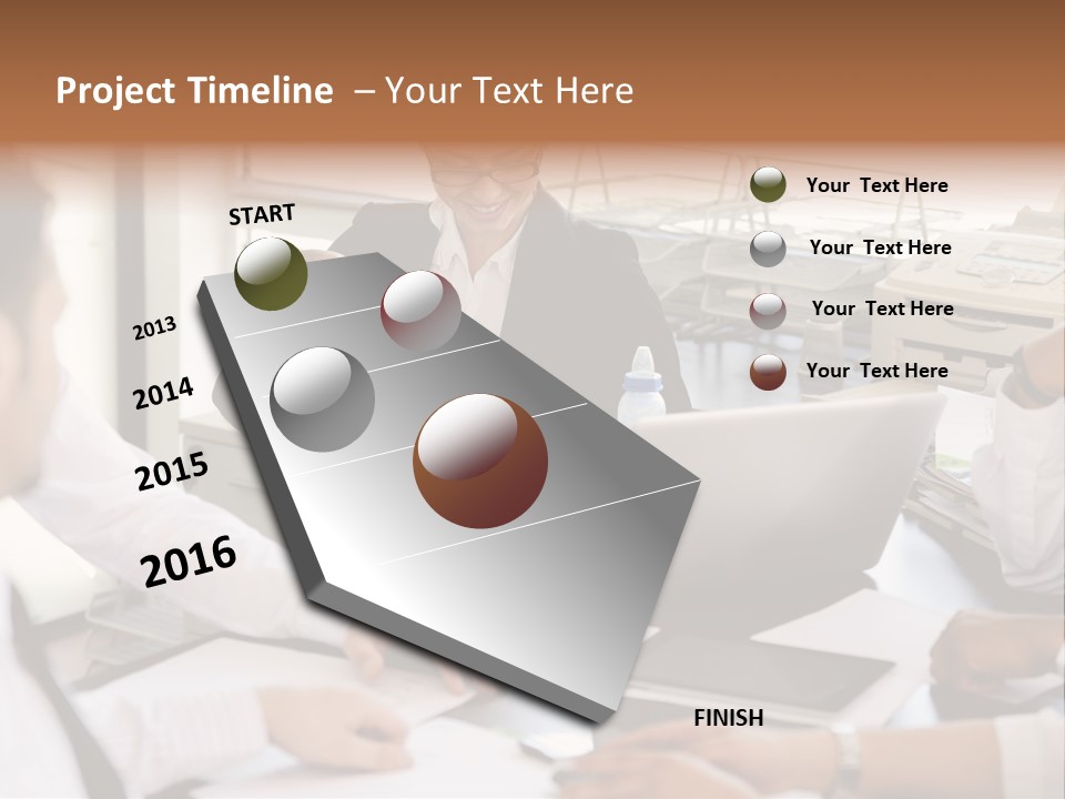 Kid Businessman Lady PowerPoint Template