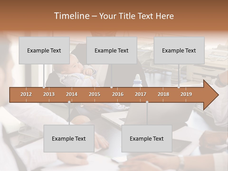 Kid Businessman Lady PowerPoint Template