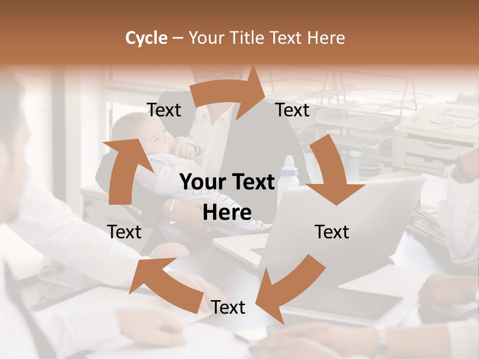 Kid Businessman Lady PowerPoint Template