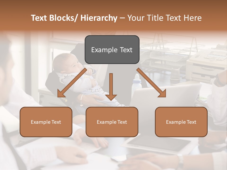 Kid Businessman Lady PowerPoint Template