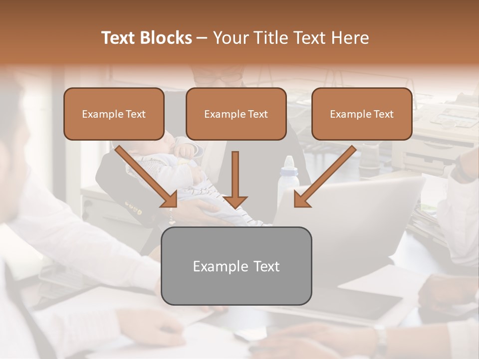 Kid Businessman Lady PowerPoint Template