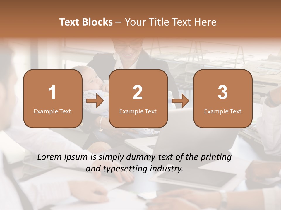 Kid Businessman Lady PowerPoint Template