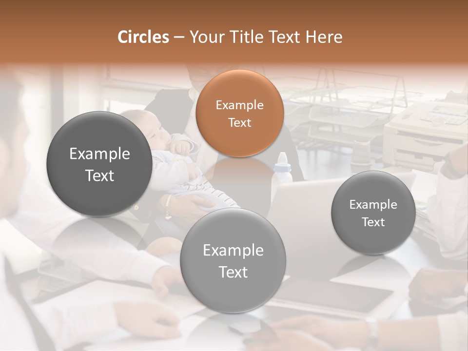 Kid Businessman Lady PowerPoint Template