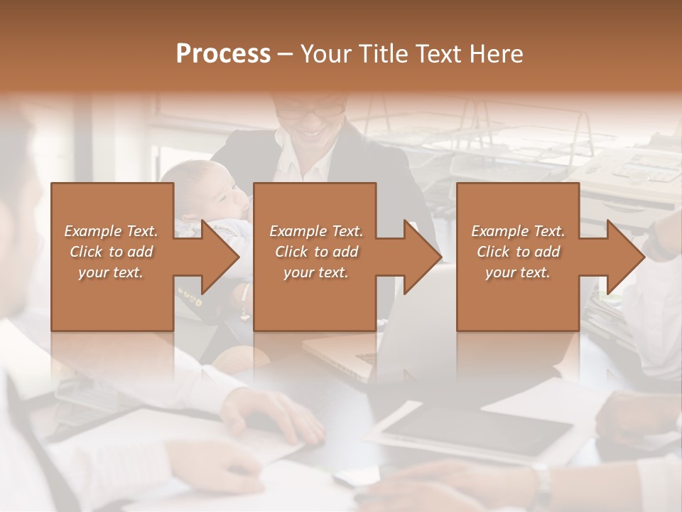 Kid Businessman Lady PowerPoint Template