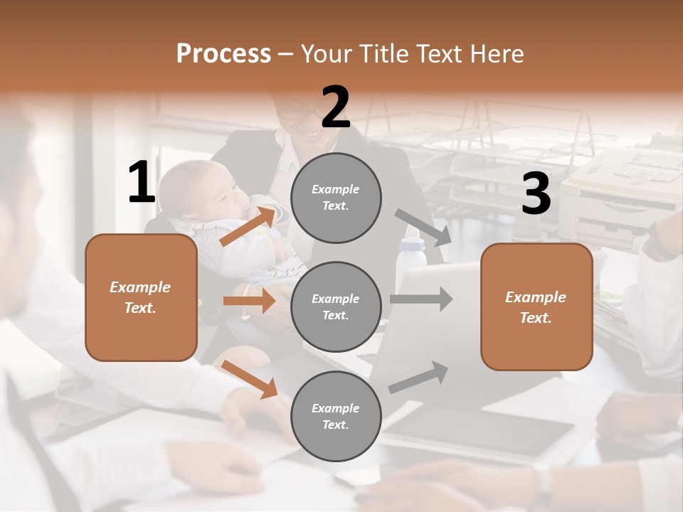 Kid Businessman Lady PowerPoint Template