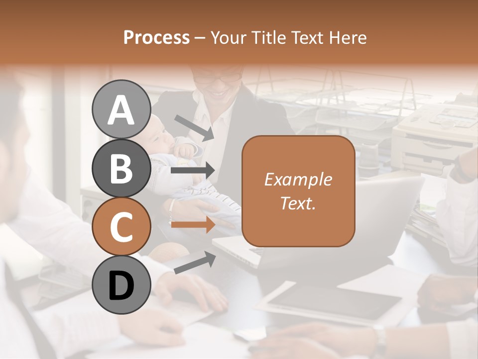 Kid Businessman Lady PowerPoint Template