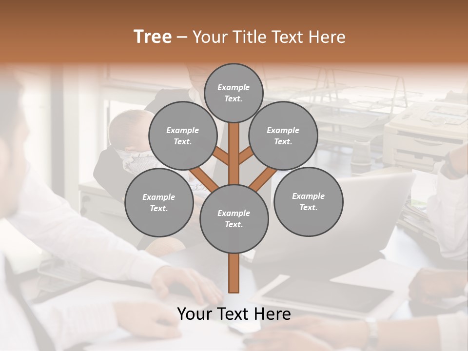 Kid Businessman Lady PowerPoint Template