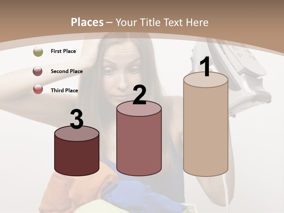 Maid Human Clothing PowerPoint Template