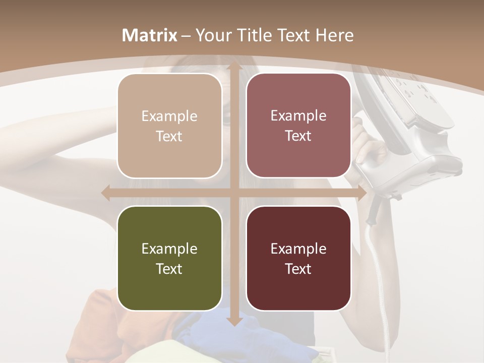 Maid Human Clothing PowerPoint Template