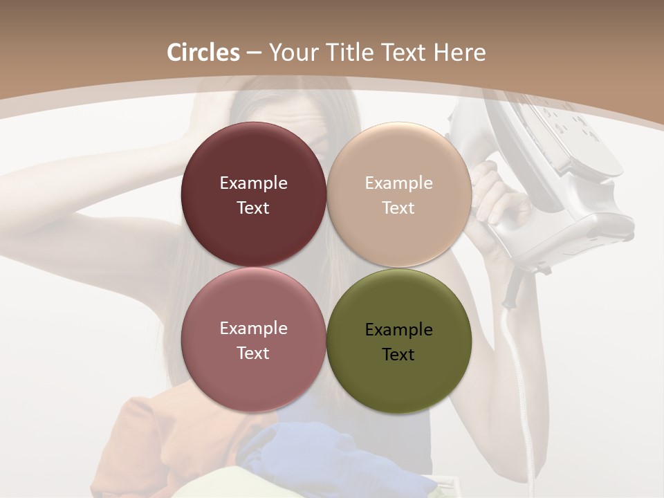 Maid Human Clothing PowerPoint Template