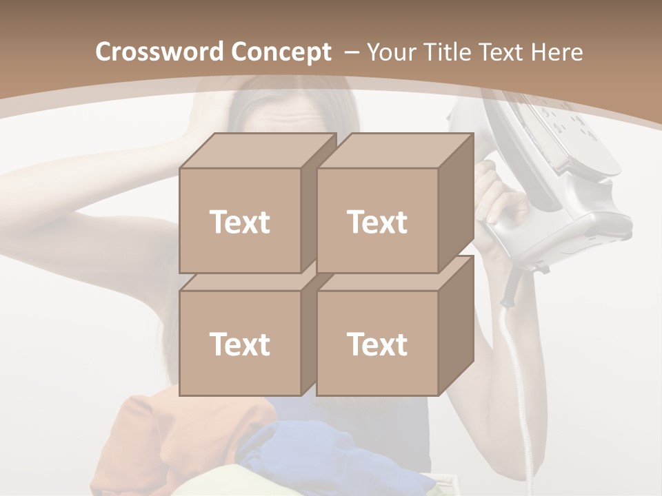 Maid Human Clothing PowerPoint Template