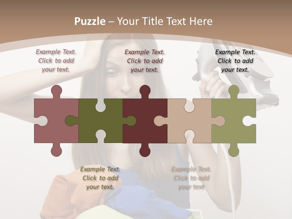 Maid Human Clothing PowerPoint Template