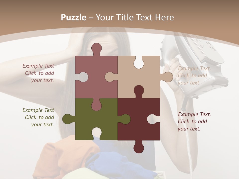 Maid Human Clothing PowerPoint Template