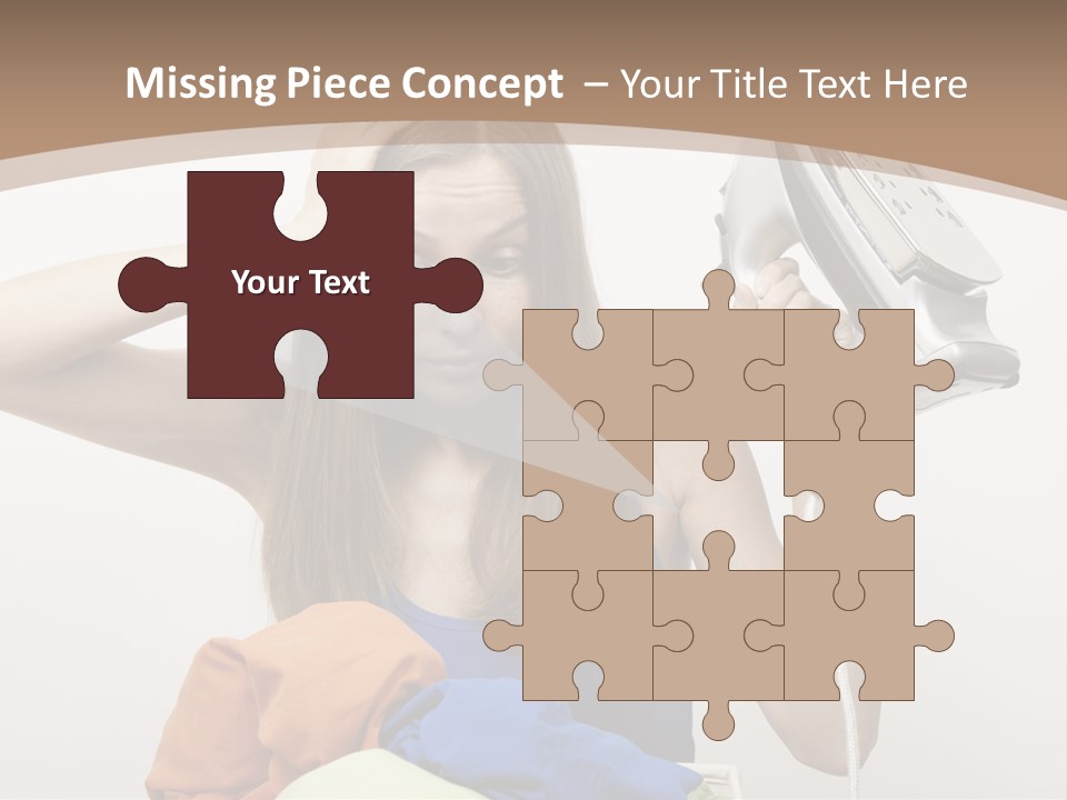Maid Human Clothing PowerPoint Template