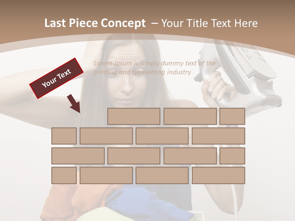 Maid Human Clothing PowerPoint Template