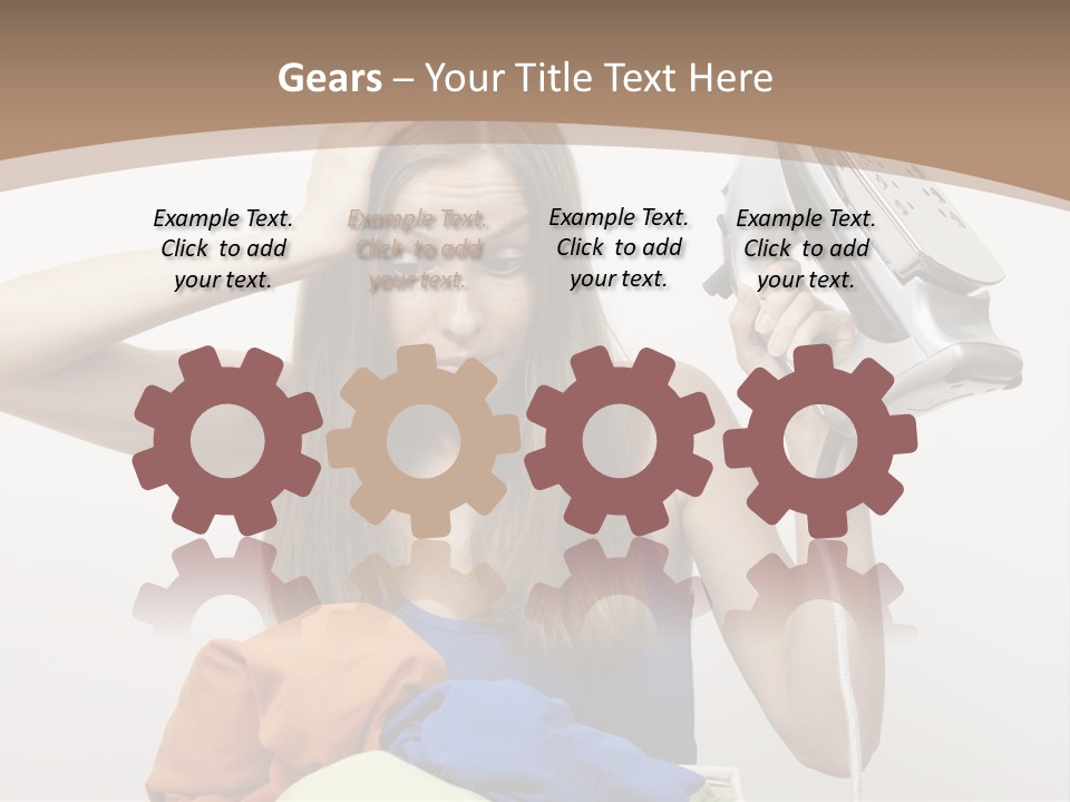 Maid Human Clothing PowerPoint Template