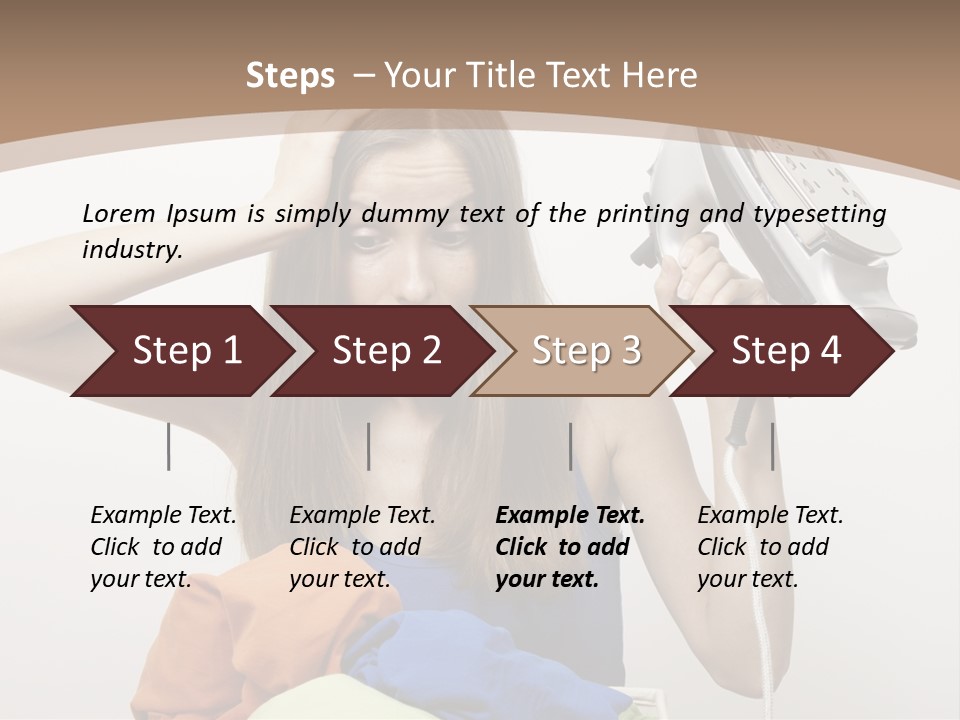 Maid Human Clothing PowerPoint Template