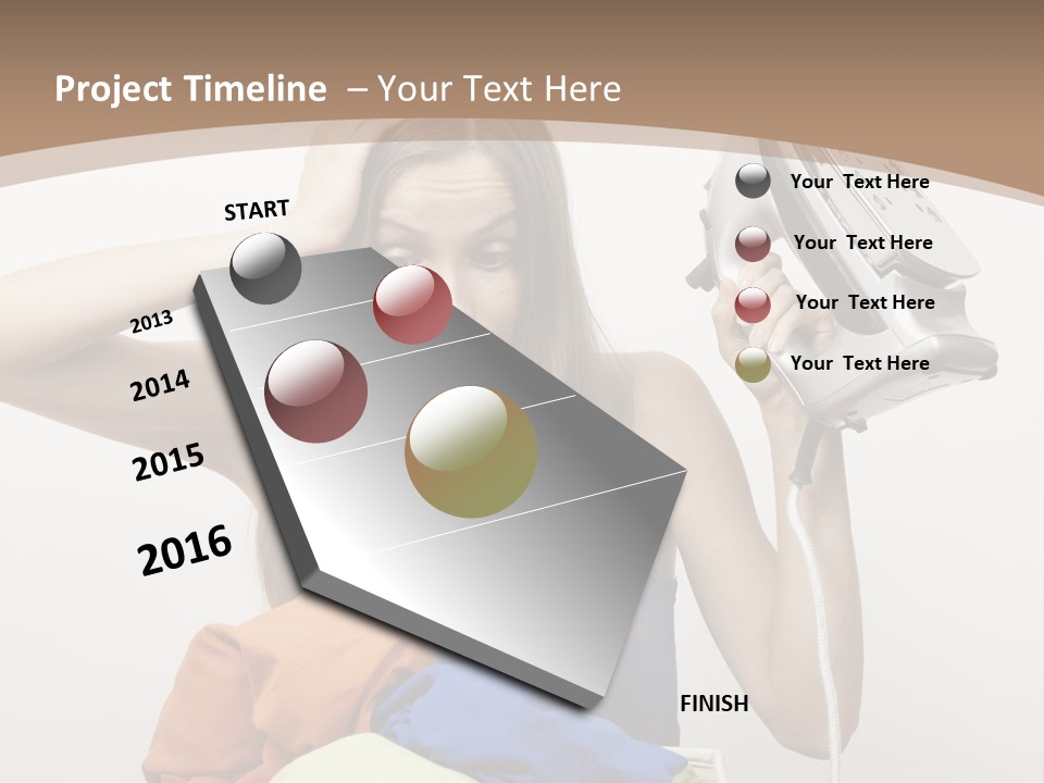 Maid Human Clothing PowerPoint Template