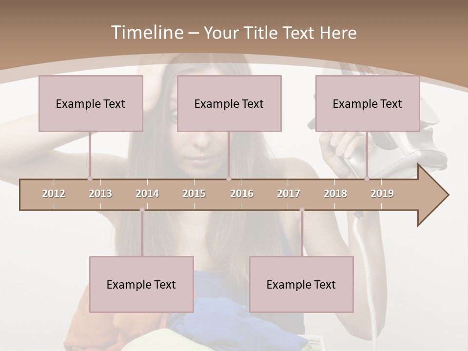Maid Human Clothing PowerPoint Template