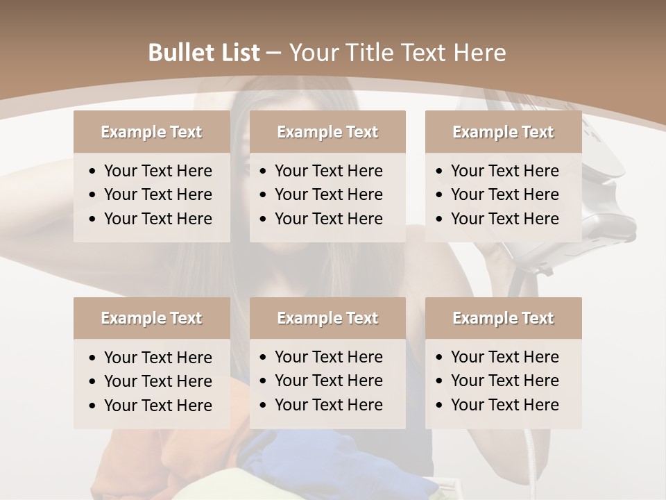 Maid Human Clothing PowerPoint Template