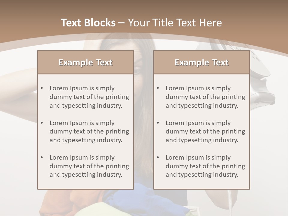 Maid Human Clothing PowerPoint Template