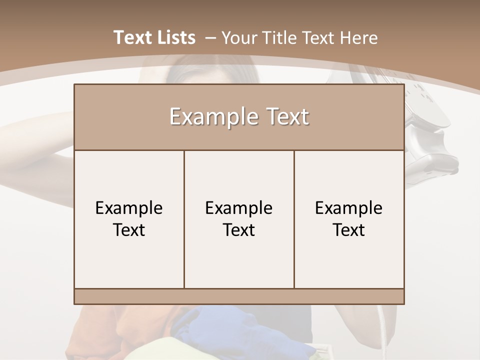 Maid Human Clothing PowerPoint Template
