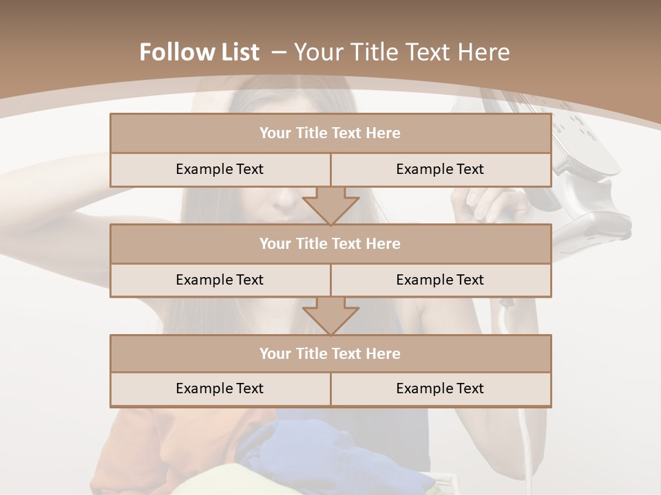 Maid Human Clothing PowerPoint Template