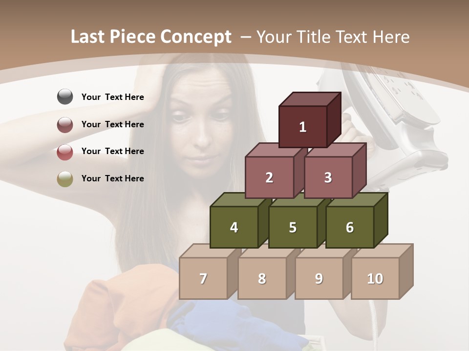 Maid Human Clothing PowerPoint Template