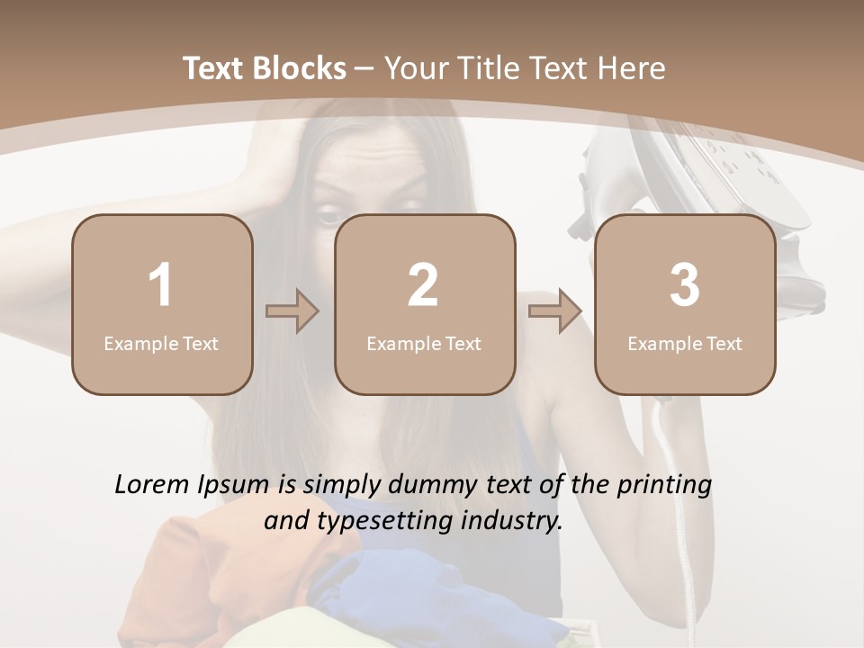 Maid Human Clothing PowerPoint Template