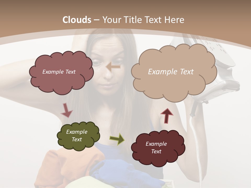 Maid Human Clothing PowerPoint Template