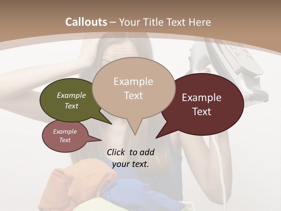 Maid Human Clothing PowerPoint Template