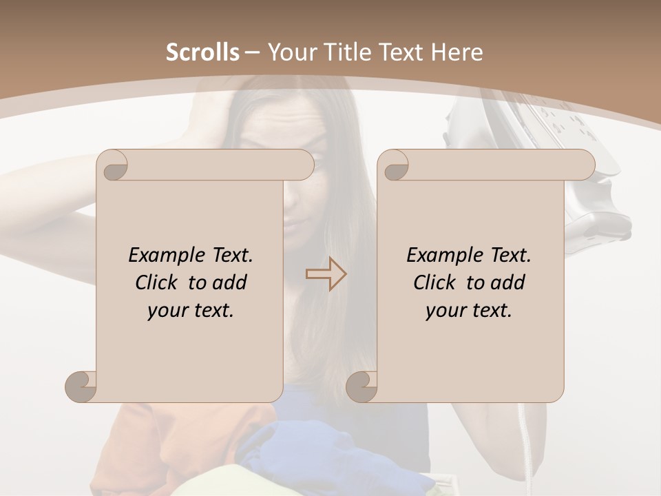 Maid Human Clothing PowerPoint Template