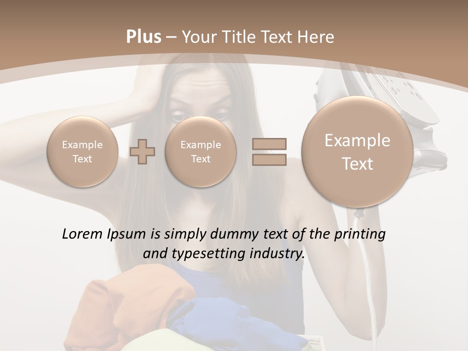Maid Human Clothing PowerPoint Template