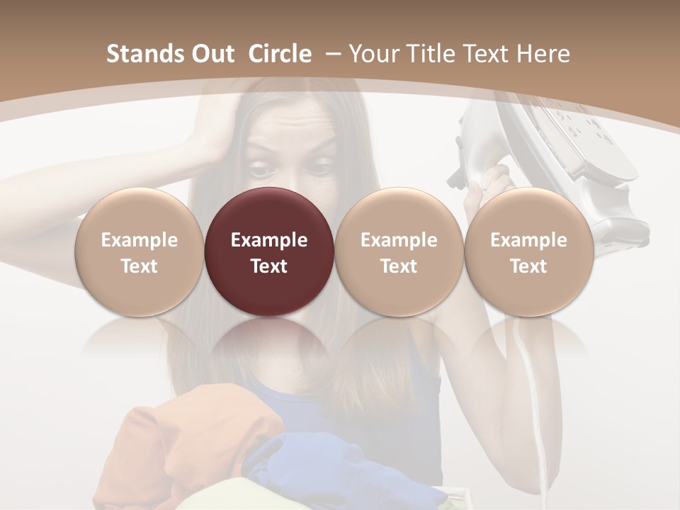 Maid Human Clothing PowerPoint Template