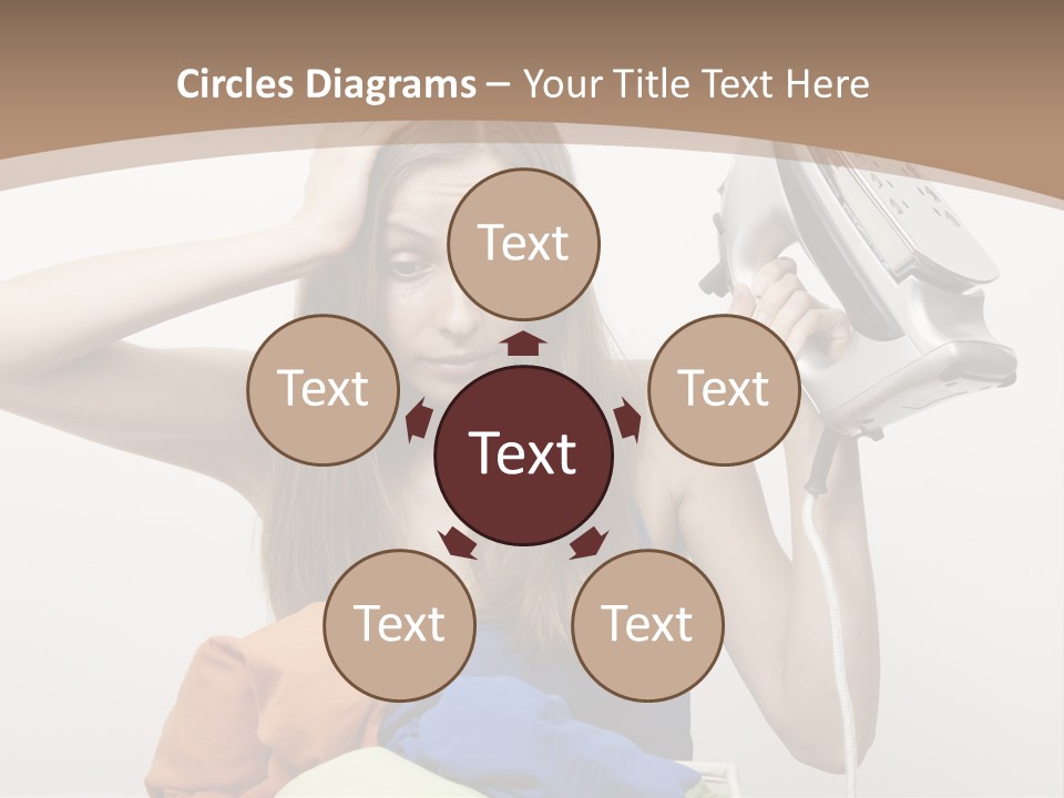 Maid Human Clothing PowerPoint Template