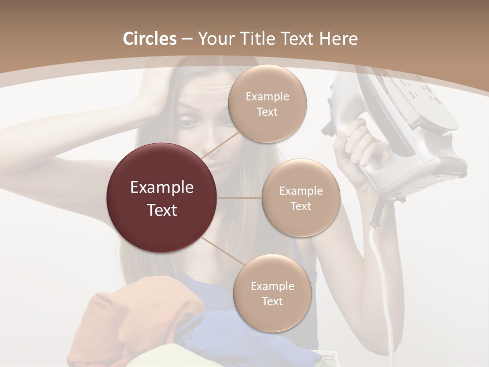 Maid Human Clothing PowerPoint Template