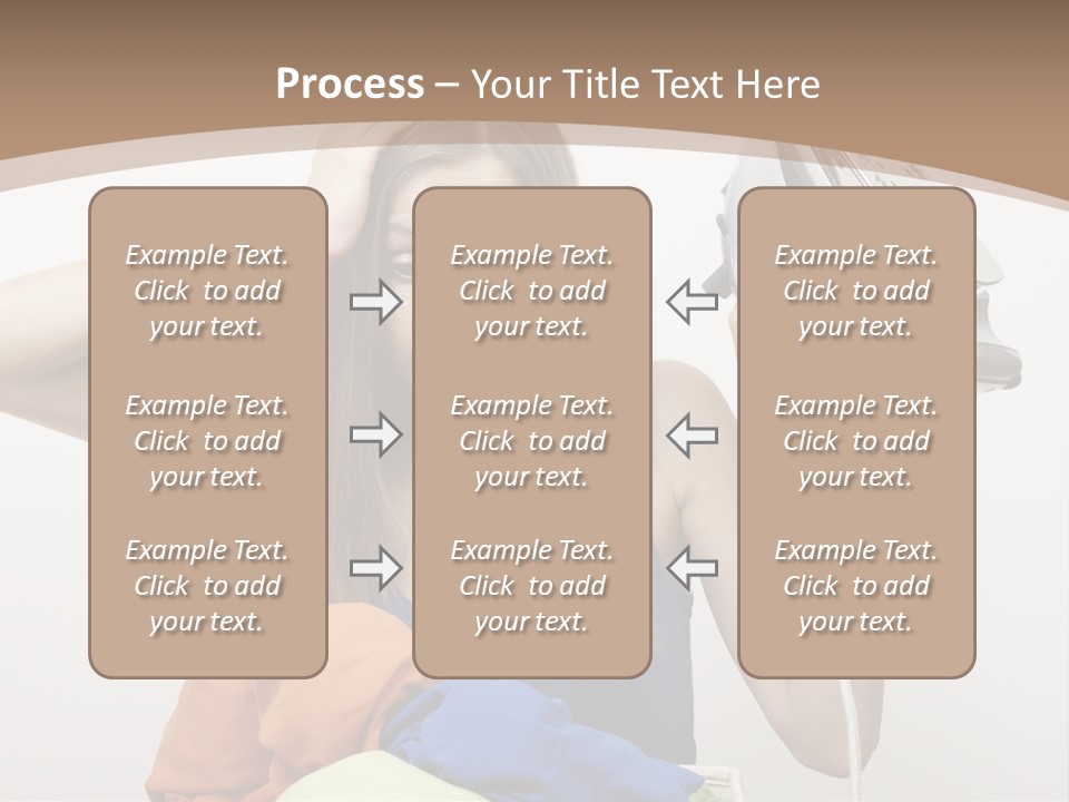 Maid Human Clothing PowerPoint Template
