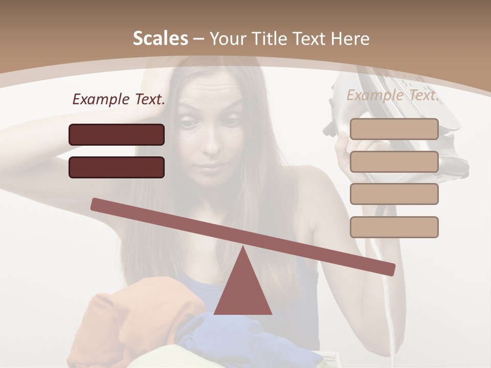 Maid Human Clothing PowerPoint Template