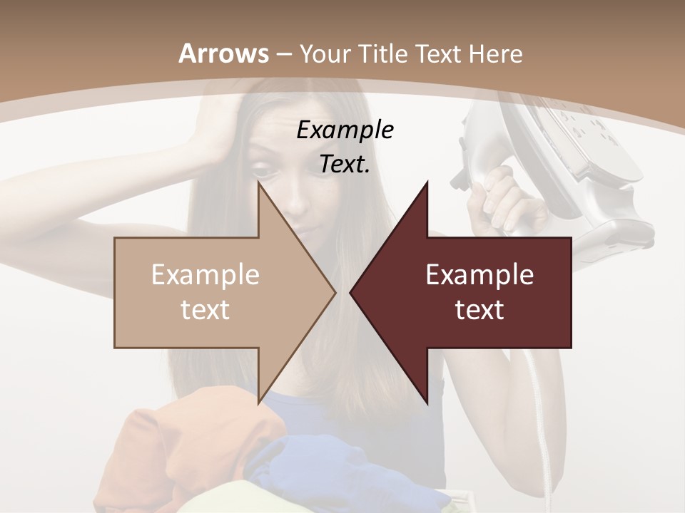 Maid Human Clothing PowerPoint Template