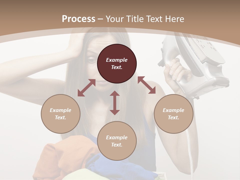 Maid Human Clothing PowerPoint Template