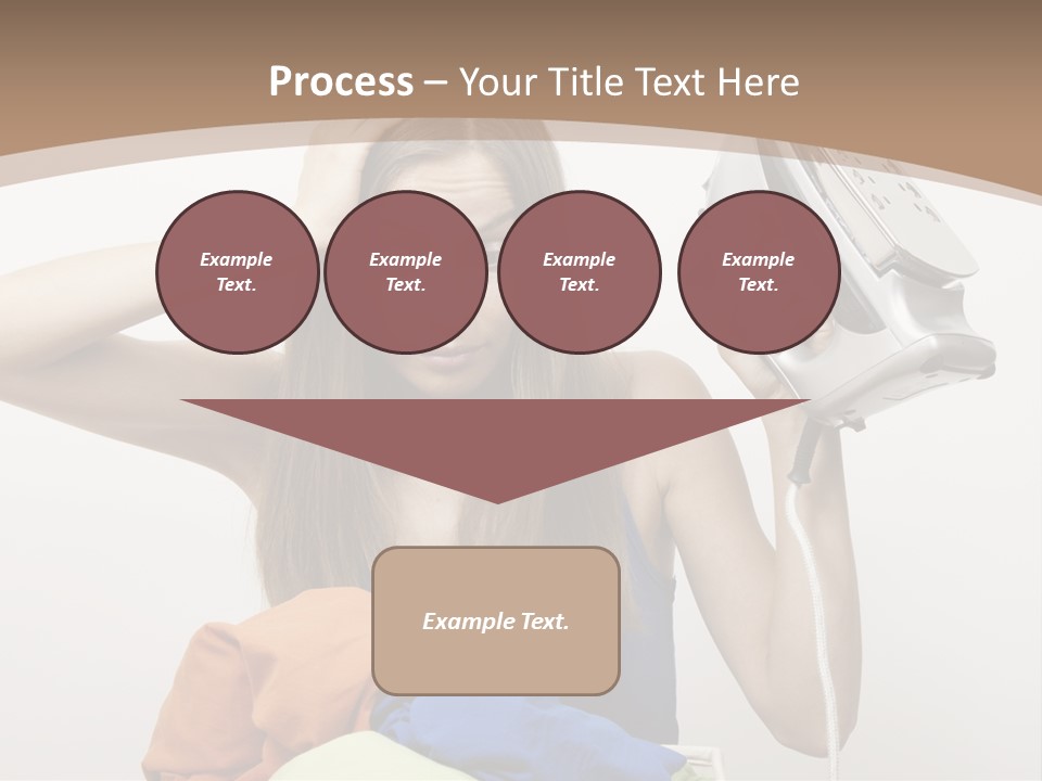 Maid Human Clothing PowerPoint Template