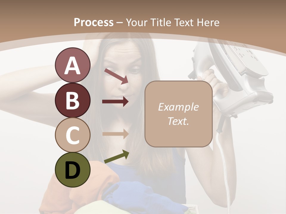 Maid Human Clothing PowerPoint Template