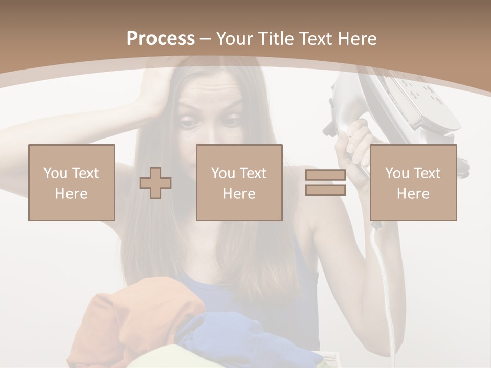 Maid Human Clothing PowerPoint Template