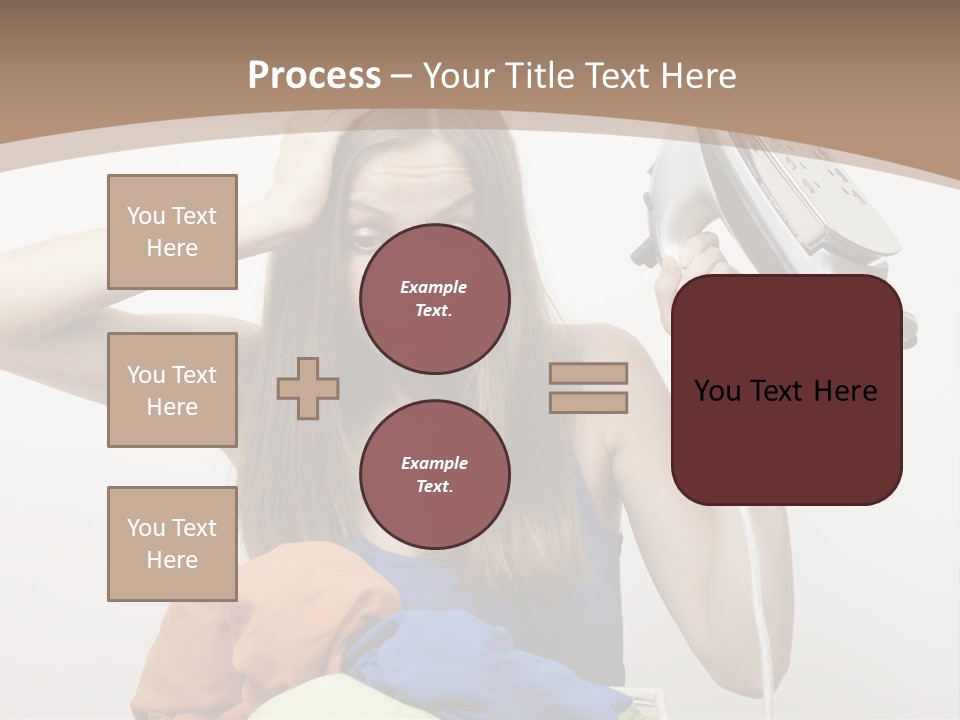 Maid Human Clothing PowerPoint Template