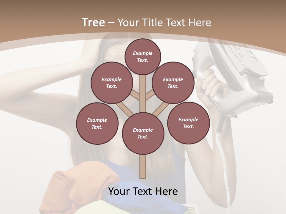 Maid Human Clothing PowerPoint Template