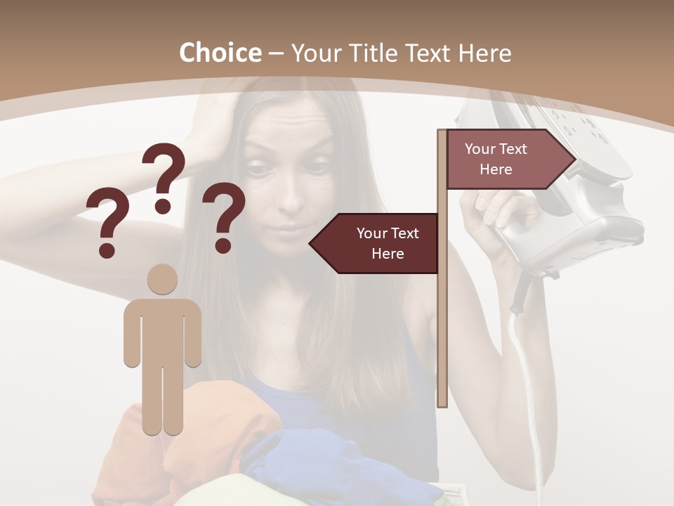 Maid Human Clothing PowerPoint Template