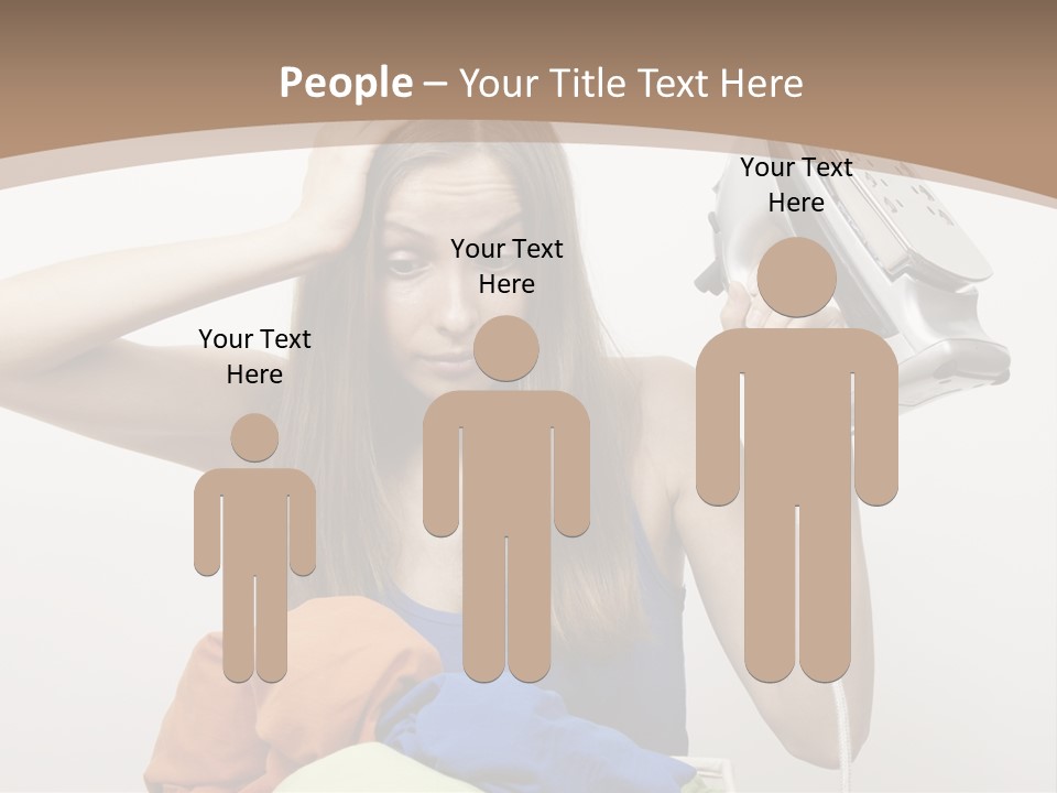 Maid Human Clothing PowerPoint Template